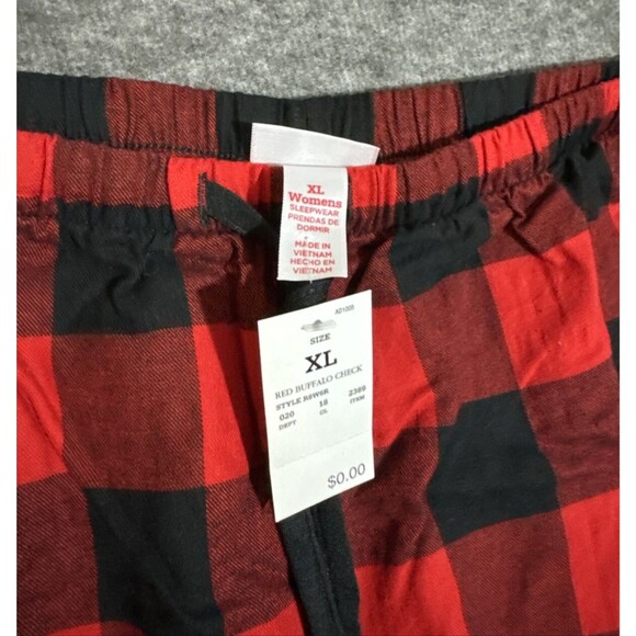 Wondershop Target Women’s Sleepwear Pants Flannel Plaid Red Extra Large - Picture 3 of 4